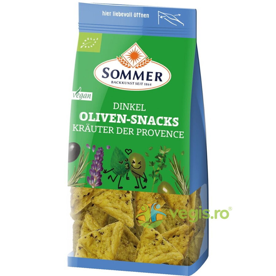 Oferte la Snack din Spelta cu Masline si Ierburi de Provence Demeter Ecologic/Bio 150g