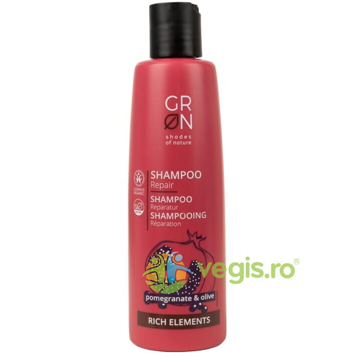 Oferte la Sampon Reparator cu Masline si Rodie Rich Elements Ecologic/Bio 250ml