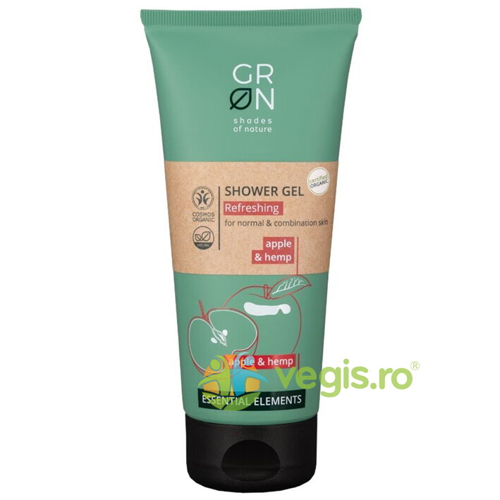 Oferte la Gel de Dus Revigorant cu Canepa si Mar Essential Elements Ecologic/Bio 200ml
