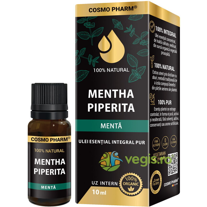 Oferte la Ulei Esential Integral de Menta Piperata pentru Uz Intern 100% Natural 10ml