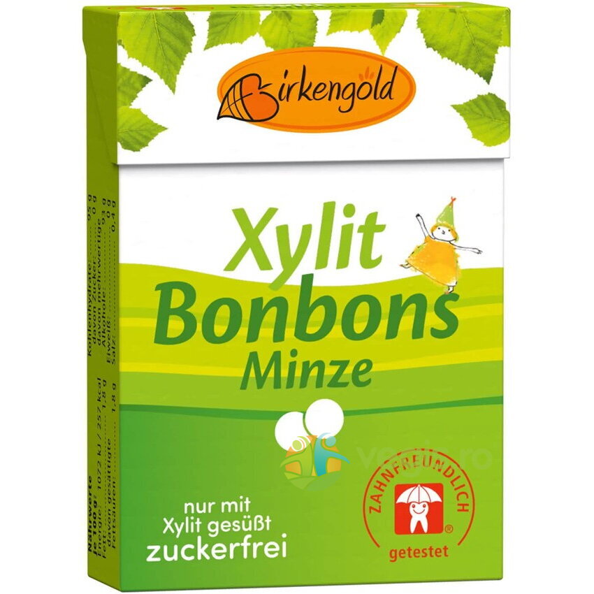 Oferte la Bomboane cu Xylitol si Menta fara Zahar 30g