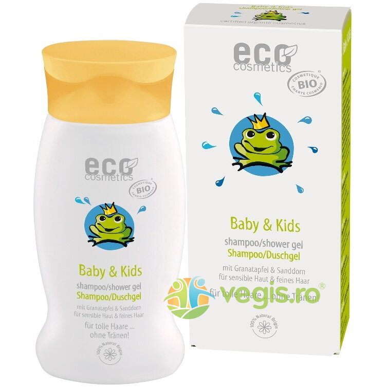 Oferte la Sampon si Gel de Dus Bebe cu Rodie si Catina Alba Bio 200ml