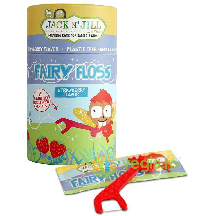 Oferte la Ata Dentara pentru Copii cu Scobitori Biodegradabile Aroma Capsuni