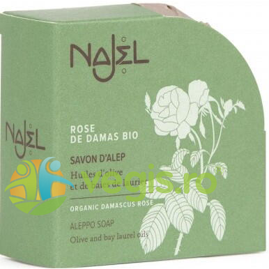 Oferte la Sapun de Alep cu Trandafir de Damasc 100g