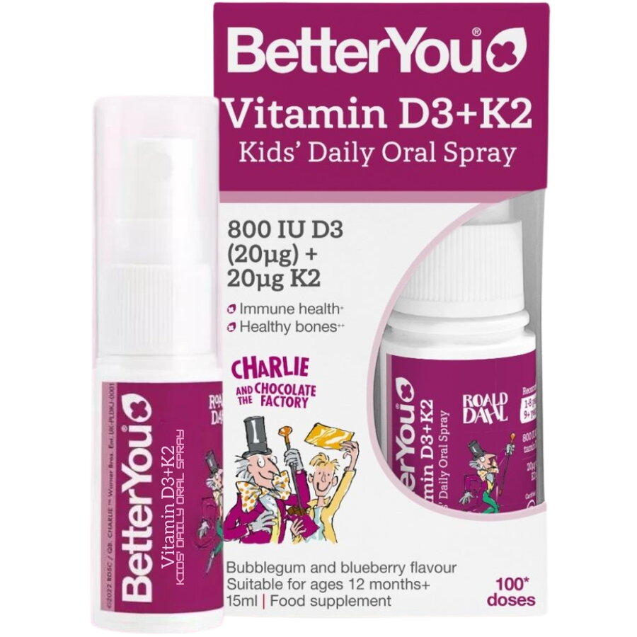 Oferte la Vitamina D3+K2 Kids Spray Oral 15ml