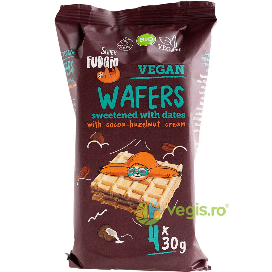 Oferte la Napolitane cu Cacao si Alune de Padure Indulcite cu Curmale Ecologice/Bio 120g