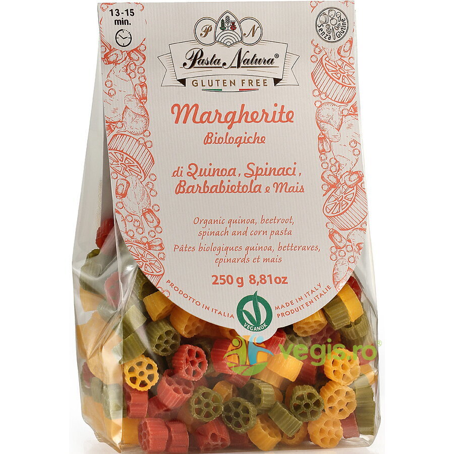 Oferte la Paste Tricolore Margarete fara Gluten Ecologice/Bio 250g