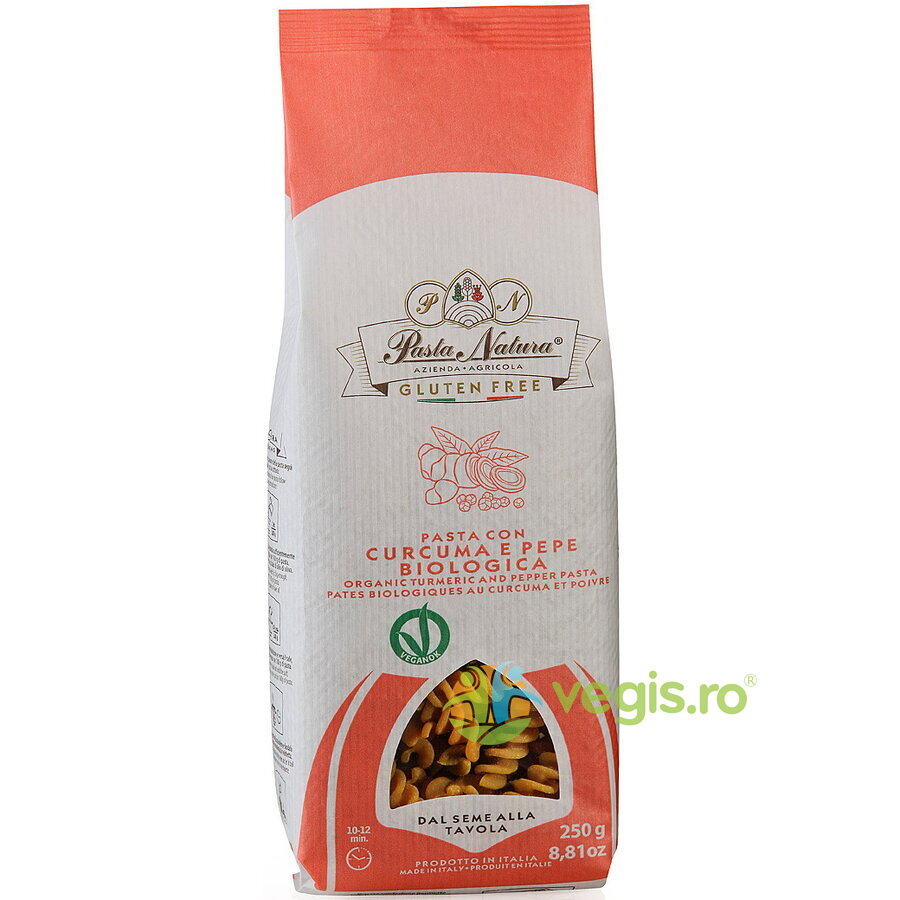 Oferte la Paste cu Turmeric si Piper fara Gluten Ecologice/Bio 250g