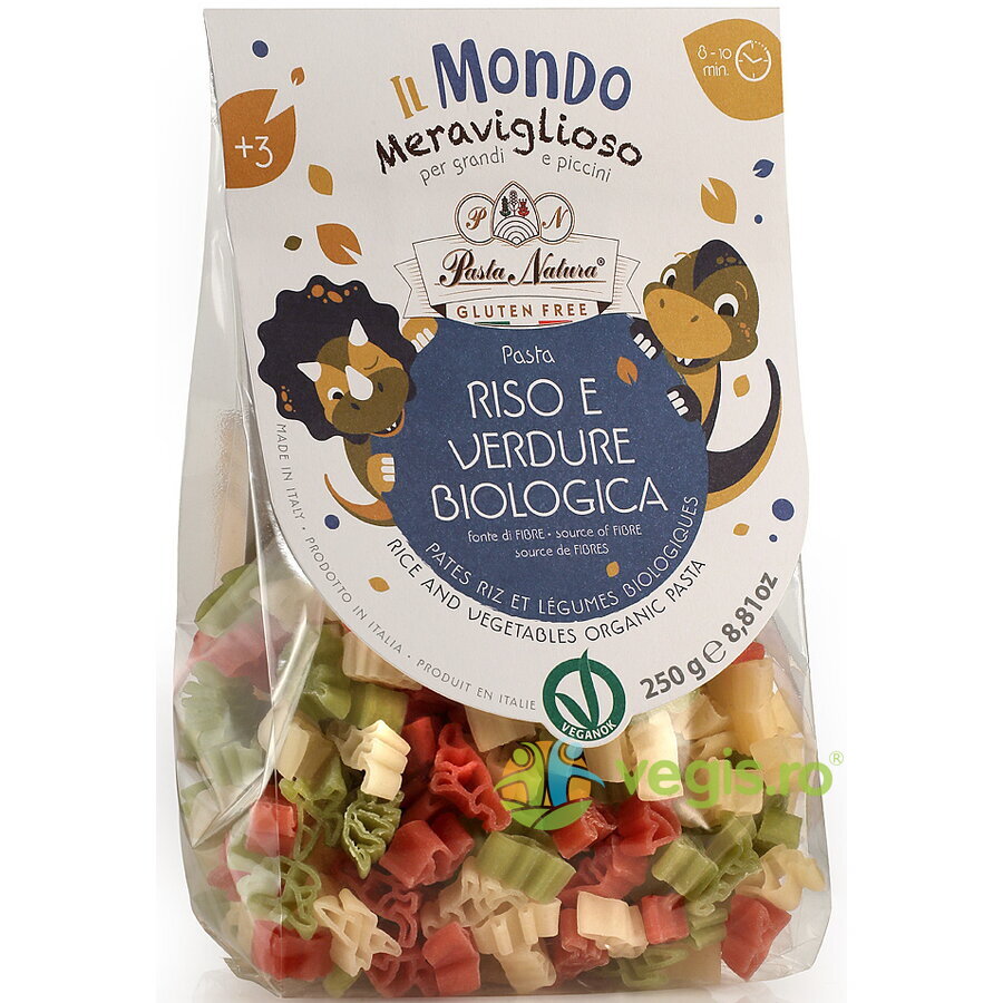 Oferte la Paste de Orez cu Sfecla si Spanac fara Gluten pentru Copii Ecologice/Bio 250g