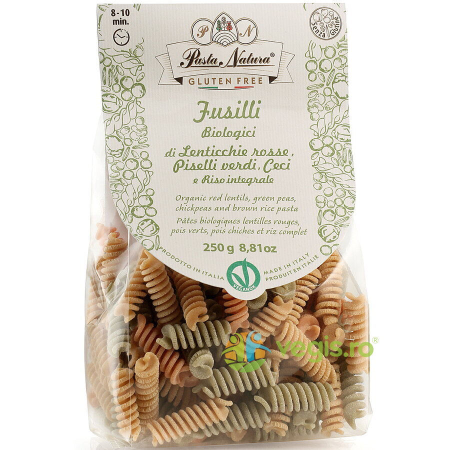 Oferte la Fusilli Tricolore fara Gluten Ecologice/Bio 250g