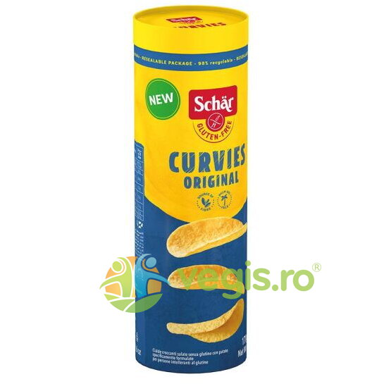 Oferte la Chips Original fara Gluten Curvies 170g