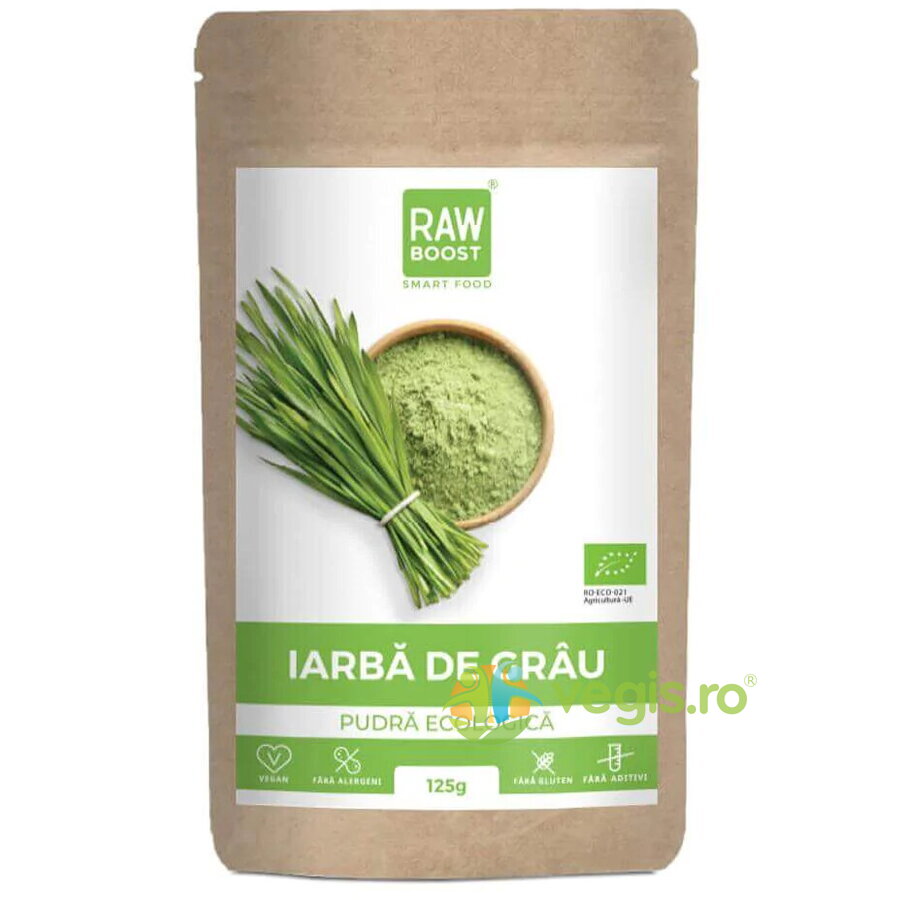 Oferte la Iarba de Grau Pudra Ecologica/Bio 125g