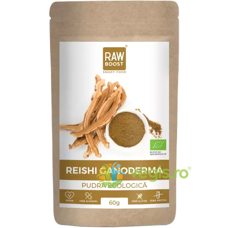 Oferte la Reishi Ganoderma Pudra Ecologica/Bio 60g