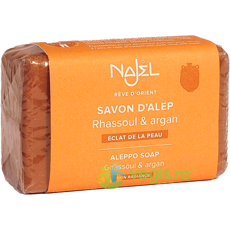 Oferte la Sapun de Alep cu Ulei de Argan si Rhassoul 100g