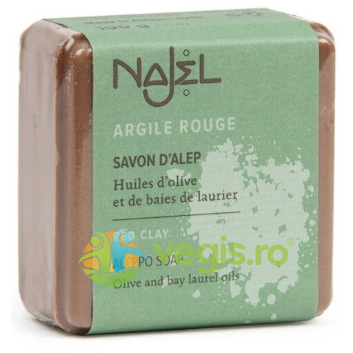 Oferte la Sapun de Alep cu Argila Rosie 100g