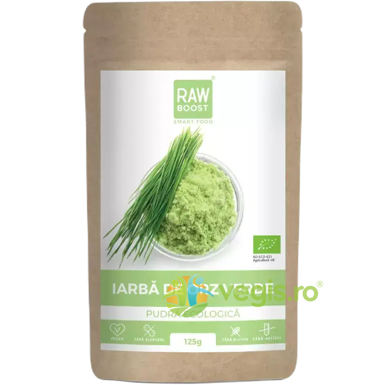 Oferte la Iarba de Orz Pudra fara Gluten Ecologica/Bio 125g