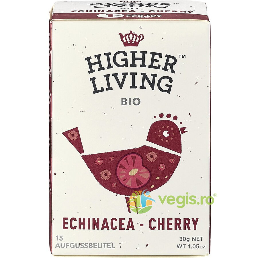 Oferte la Ceai cu Echinacea si Cirese Ecologic/Bio 15 plicuri