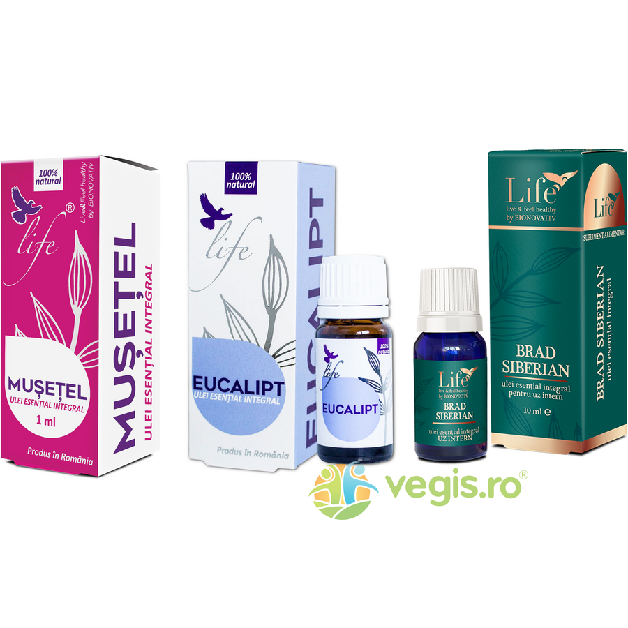 Oferte la Raceala - Remediu uleiuri esentiale: Musetel + Eucalipt + Brad Siberian