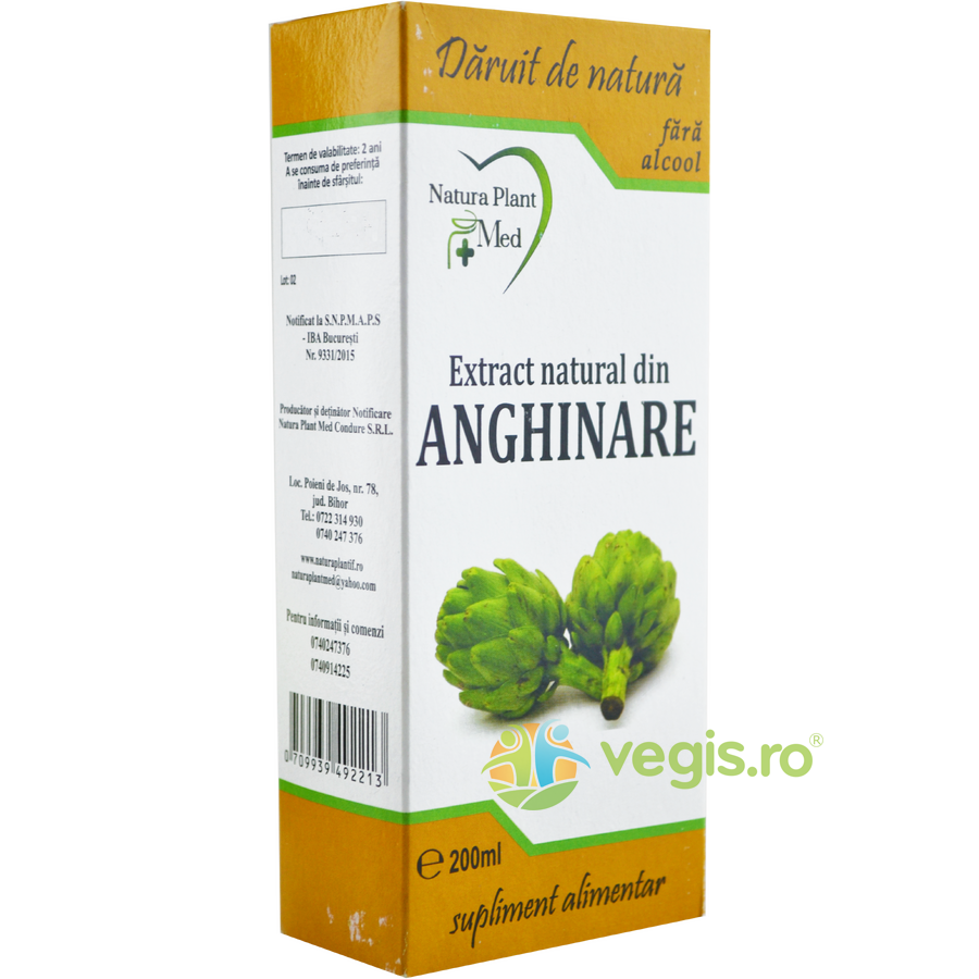 Oferte la Extract Natural din Anghinare fara Alcool 200ml