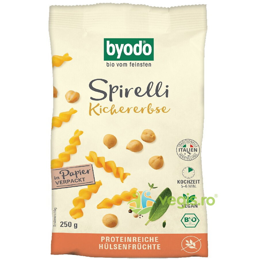Oferte la Paste Spirelli din Naut fara Gluten Ecologice/Bio 250g