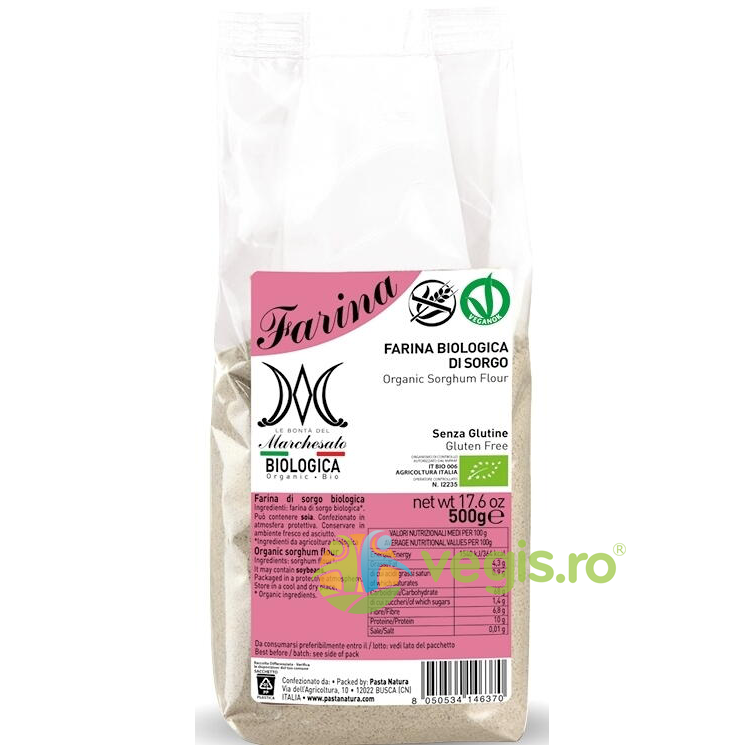 Oferte la Faina de Sorg fara Gluten Ecologica/Bio 500g