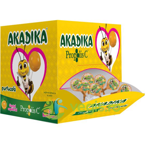 Oferte la Propolis C cu Aroma de Portocale Akadika 50buc