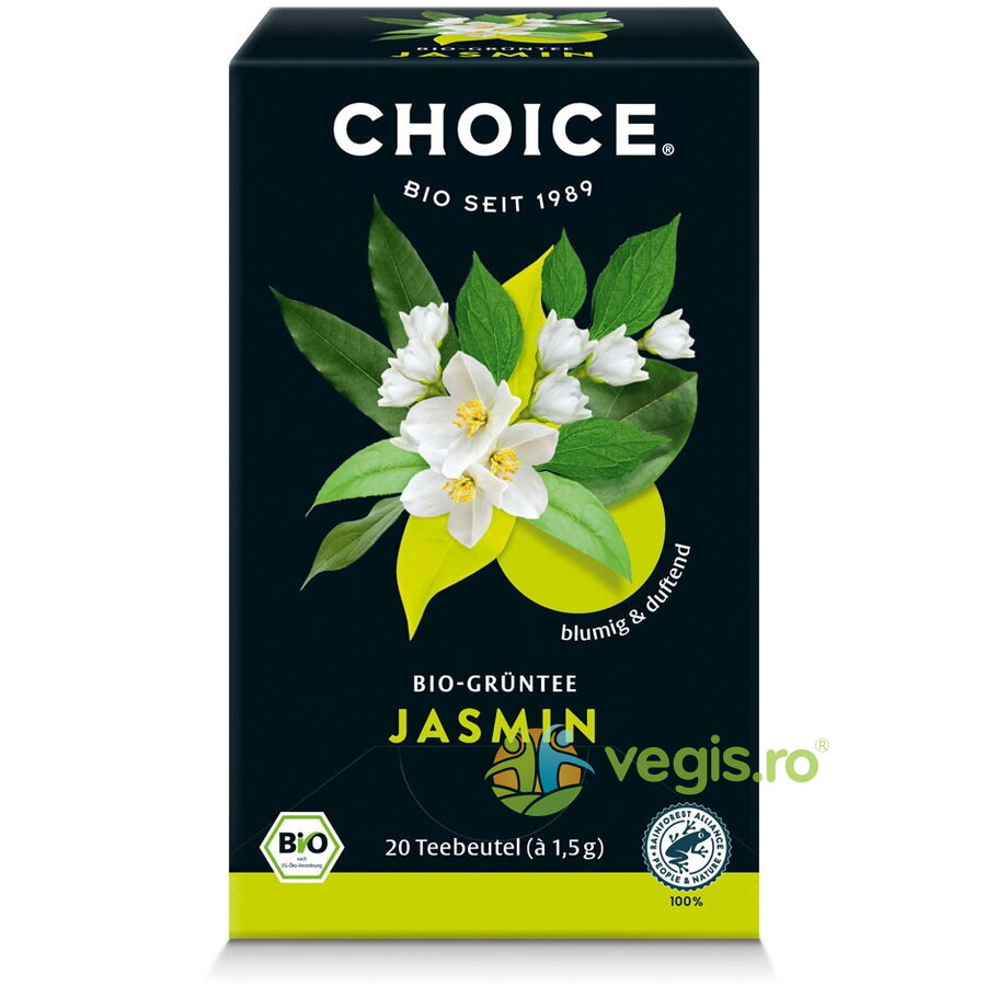 Oferte la Ceai Verde Jasmin Ecologic/Bio 20dz