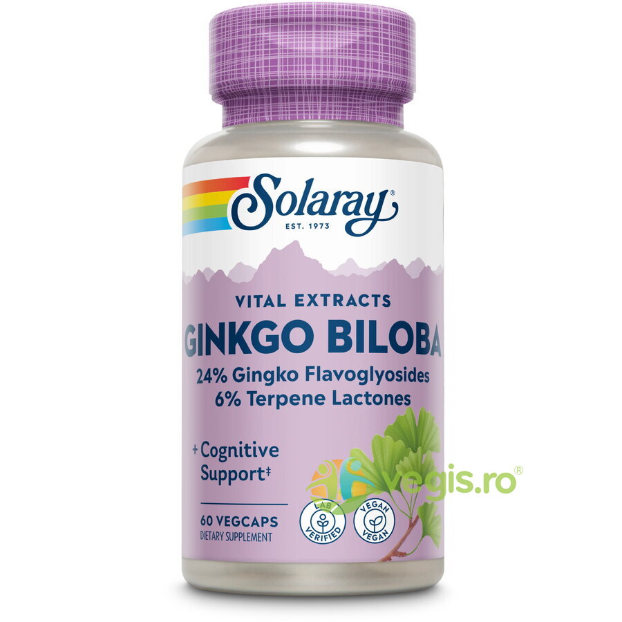 Oferte la Ginkgo Biloba 60mg 60cps Secom,