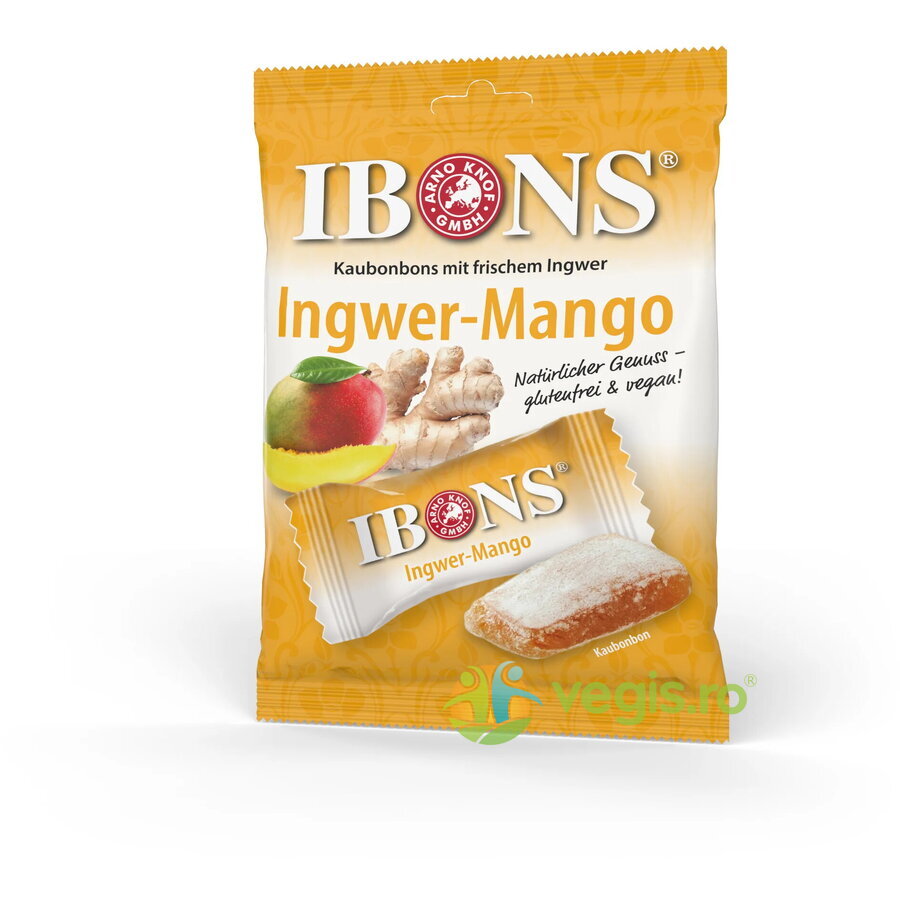 Oferte la Bomboane Gumate cu Ghimbir si Mango 92g