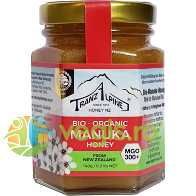 Oferte la Miere de Manuka MGO 300+ TranzAlpine Ecologica/Bio 140g
