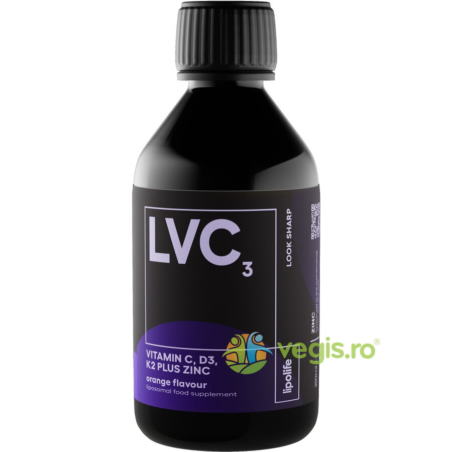 Oferte la LVC3 - Vitamina C, D3, K2 + Zinc Lipozomale 240ml