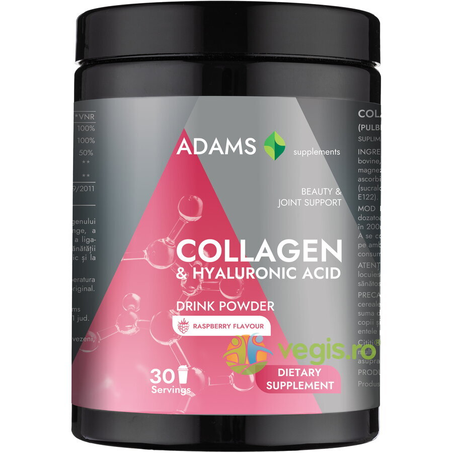 Oferte la Collagen si Acid Hialuronic Pulbere Instant cu Aroma de Zmeura 600g