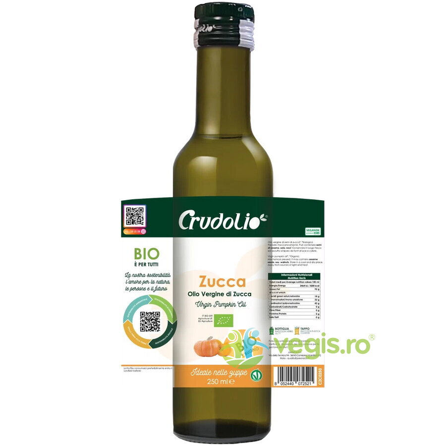 Oferte la Ulei din Seminte de Dovleac Crudolio Ecologic/Bio 250ml
