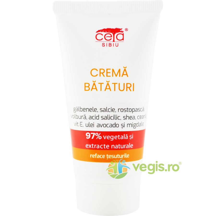 Oferte la Crema pentru Bataturi cu Galbenele si Vitamina E 97% Vegetala 50ml