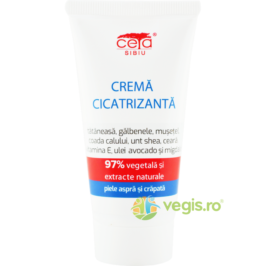 Oferte la Crema Cicatrizanta cu Tataneasa si Vitamina E 97% Vegetala 50ml