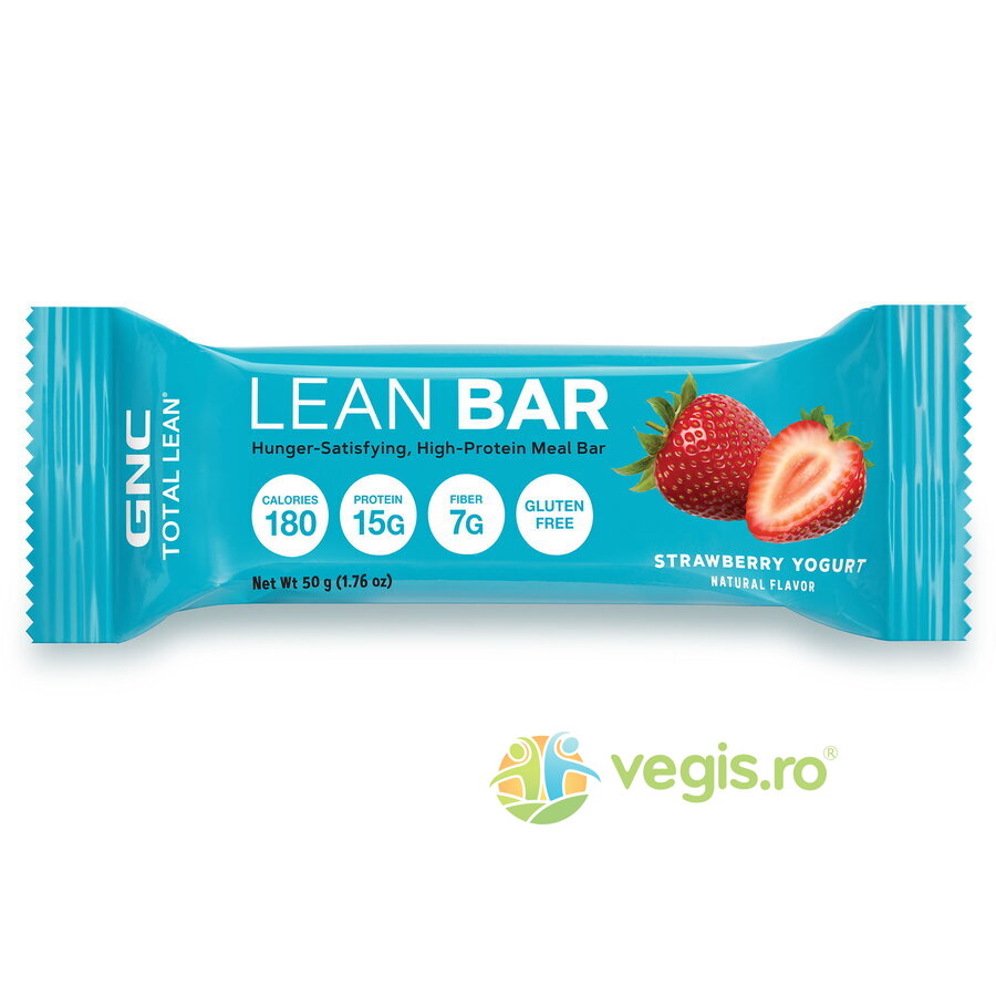 Oferte la Baton Proteic cu Aroma de Capsuni si Iaurt Total Lean 50g