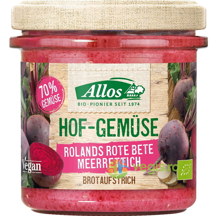 Oferte la Crema Tartinabila de Sfecla Rosie si Hrean fara Gluten Ecologica/Bio 135g