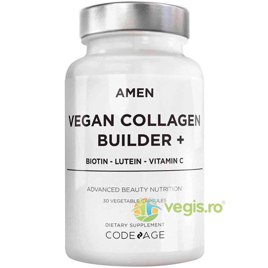 Oferte la Colagen Vegan cu Biotina, Luteina si Vitamina C Amen 30cps