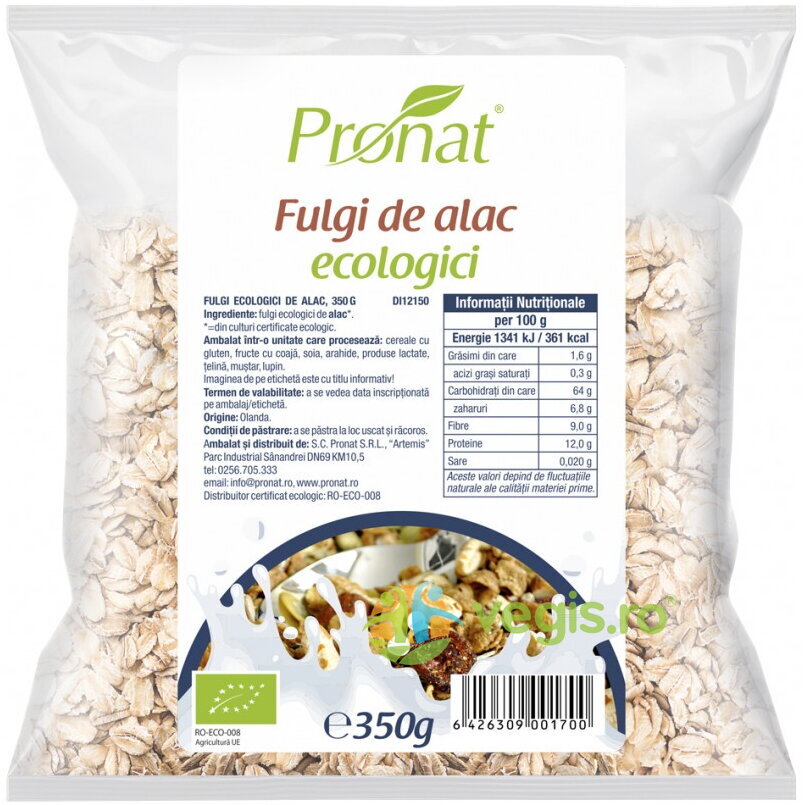 Oferte la Fulgi de Alac Ecologici/Bio 350g