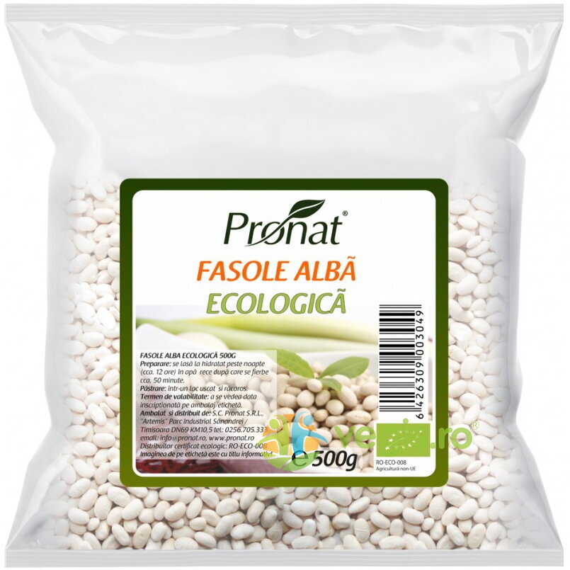 Oferte la Fasole Alba Ecologica/Bio 500g