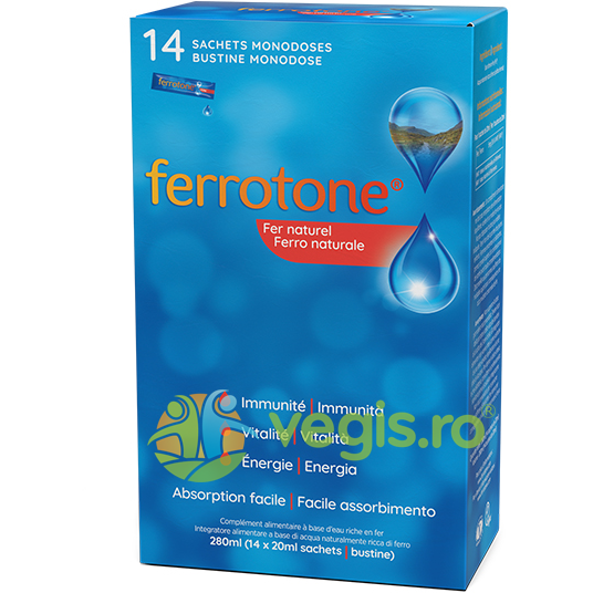 Oferte la Ferrotone Original (Supliment cu Fier) 14 plicuri x 20ml