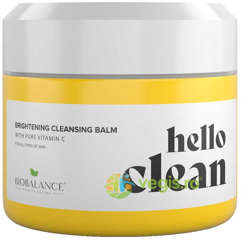 Oferte la Balsam de Curatare Faciala 3in1 pentru Ten Lipsit de Luminozitate cu Vitamina C Pura Hello Clean 100ml