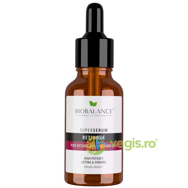 Oferte la Ser Anti-Imperfectiuni pentru Fermitate cu Retinol Pur 0,3% + Vitamina E 2% Super Serum Retinol'E 30ml