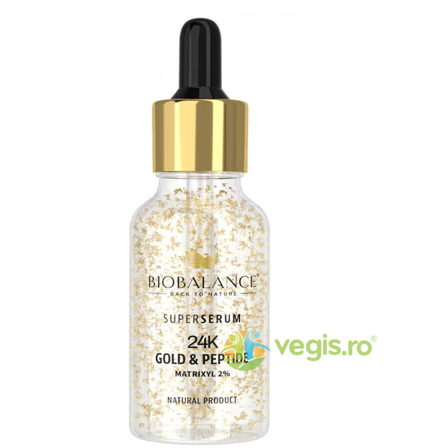 Oferte la Ser pentru Conturul Ochilor si Riduri de Expresie cu Fulgi de Aur + Matrixyl 2% Super Serum 30ml