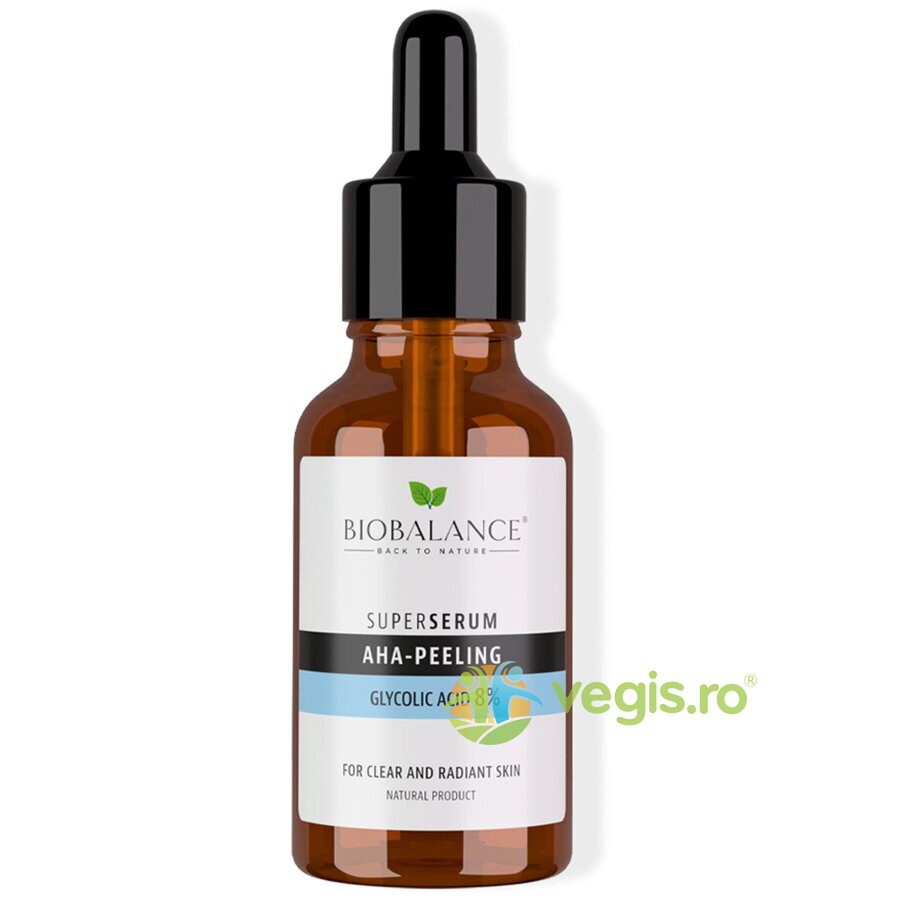 Oferte la Ser Regenerant si Iluminator cu Acid Glicolic 8% Super Serum AHA-Peeling 30ml