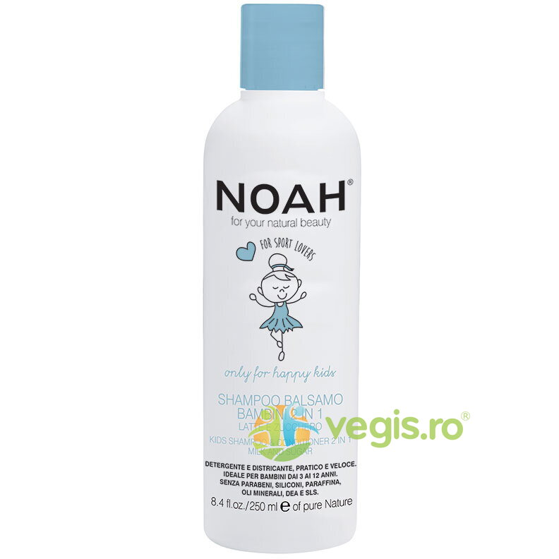 Oferte la Sampon si Balsam 2 in 1 pentru Copii cu Lapte si Zahar 250ml