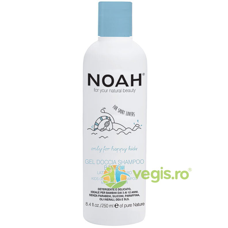 Oferte la Gel de Dus si Sampon pentru Copii cu Lapte si Zahar 250ml