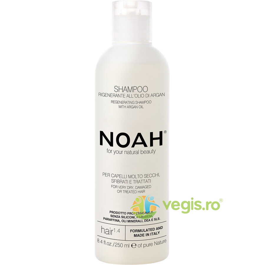 Oferte la Sampon Natural Regenerant cu Ulei de Argan pentru Par Foarte Uscat si Tratat (1.4) 250ml