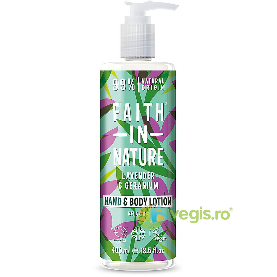 Oferte la Lotiune pentru Corp si Maini cu Lavanda si Muscata 400ml