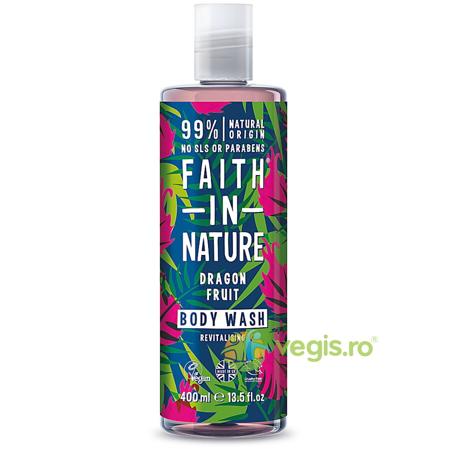 Oferte la Gel de Dus Natural Revitalizant cu Fructul Dragonului 400ml